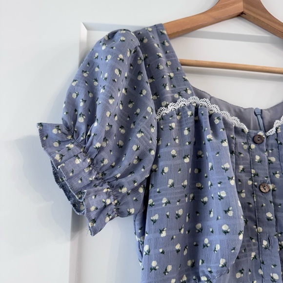 Ivy City Co Lilac Puff-Sleeve Midi - Picture 8 of 8